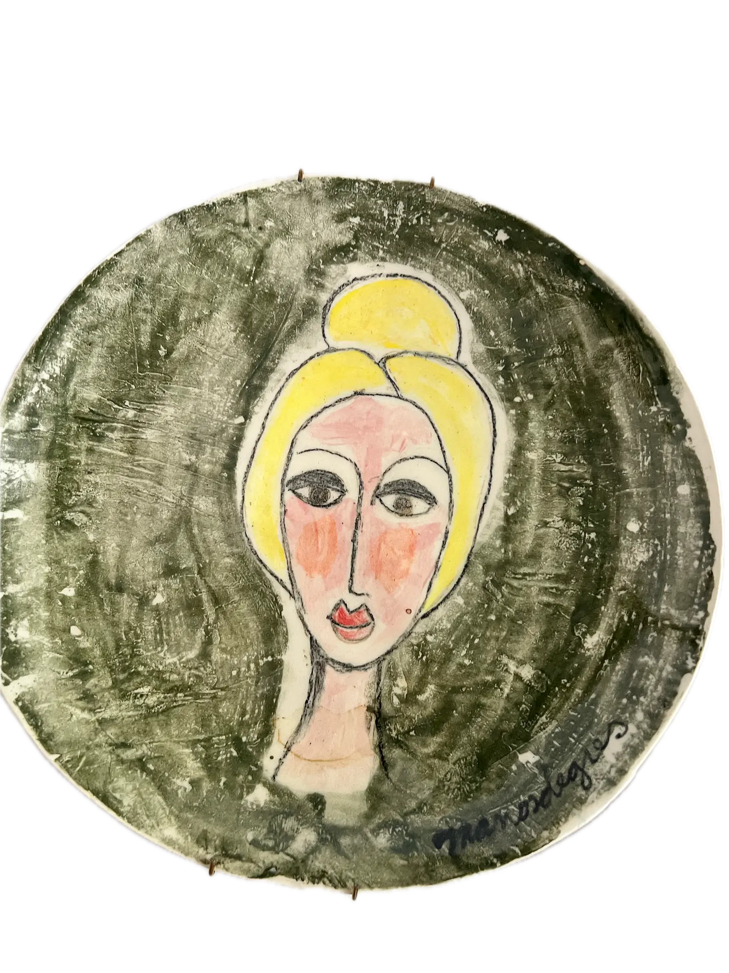 Platos Carita Diana Verde Musgo 2