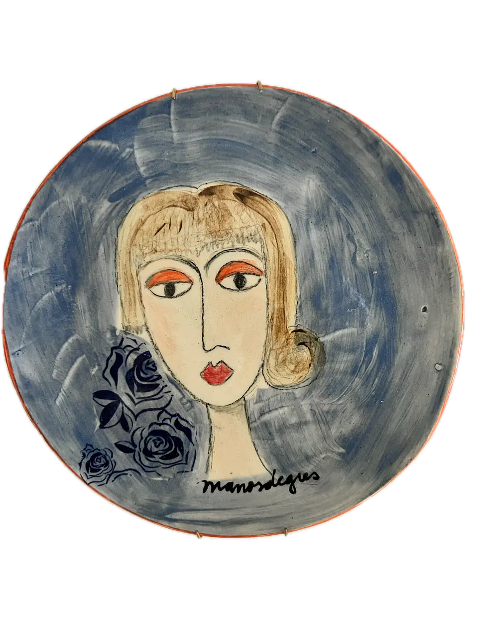 Platos Carita Bardot Azúl 2