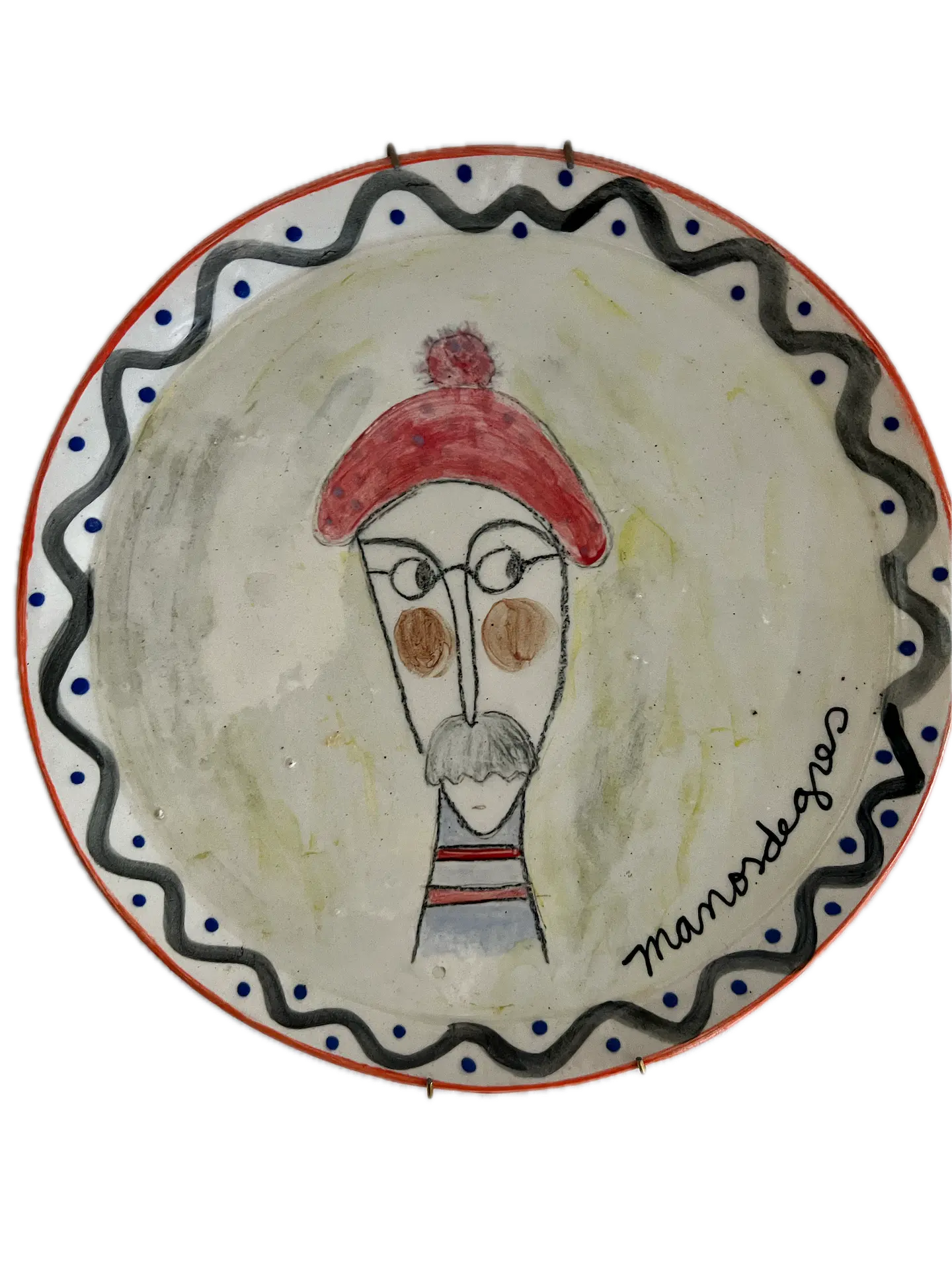 Platos Carita Franchute Rojo 2