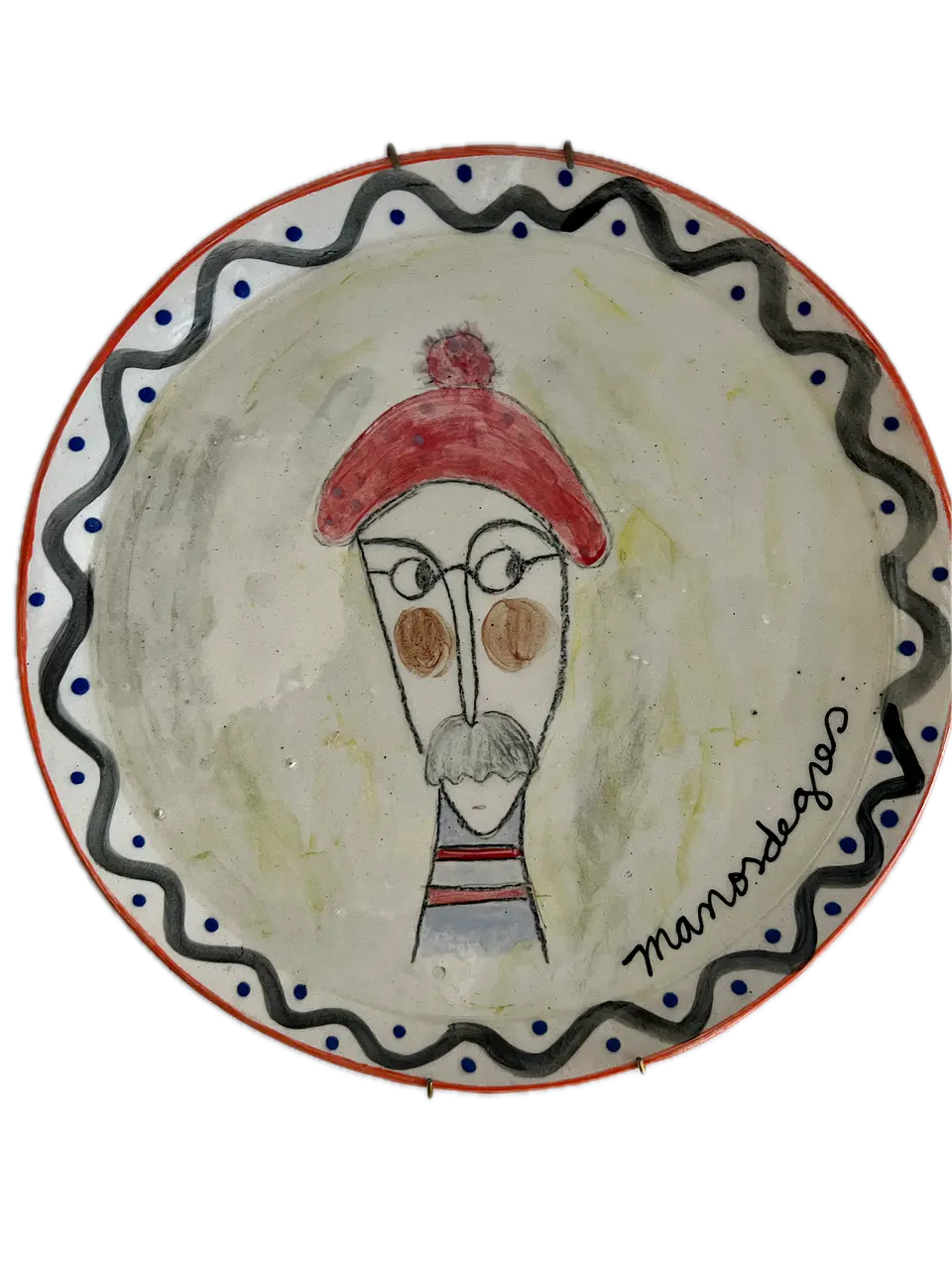 Platos Carita Franchute Rojo 2