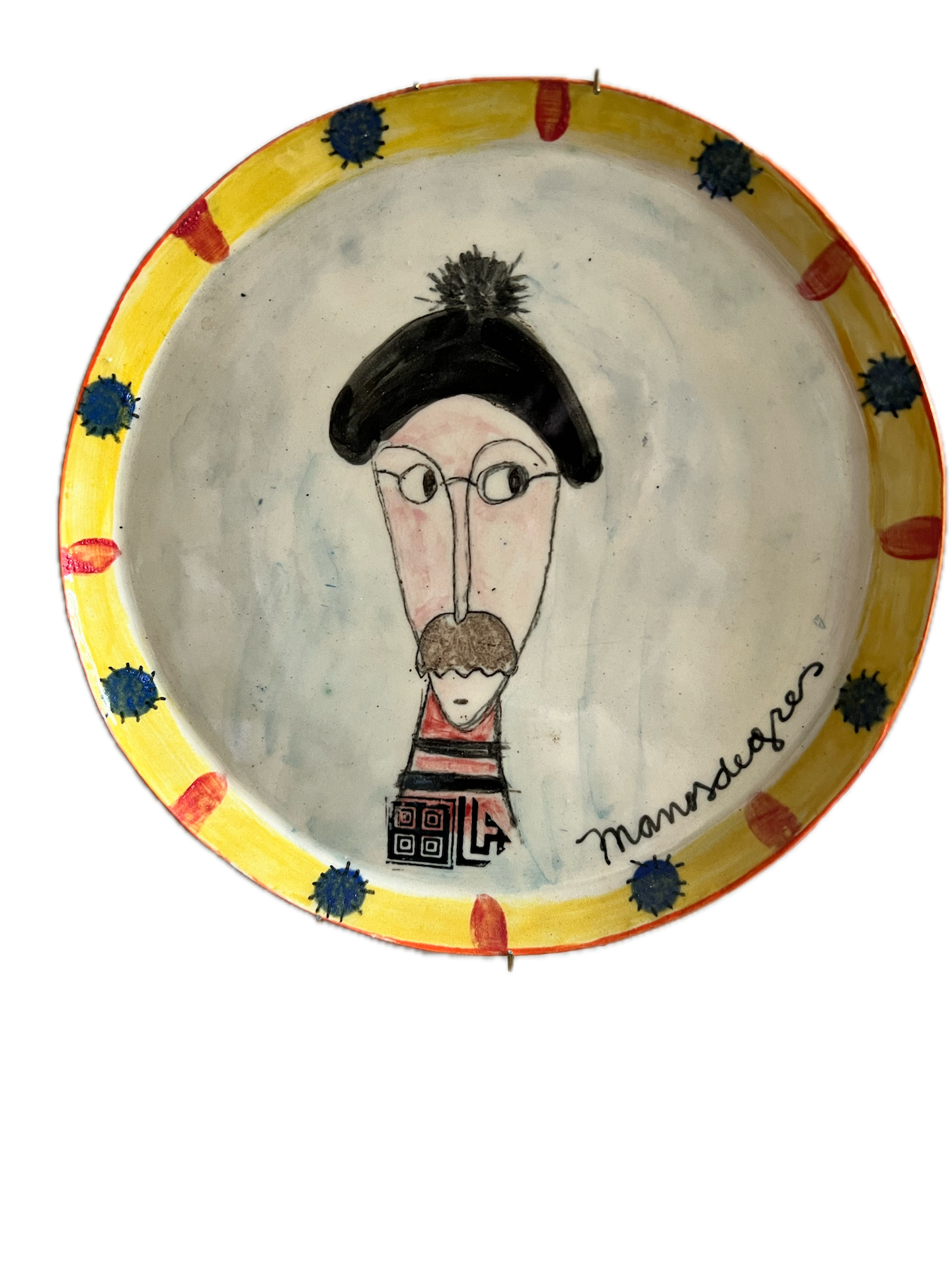 Platos Carita Franchute Negro 2