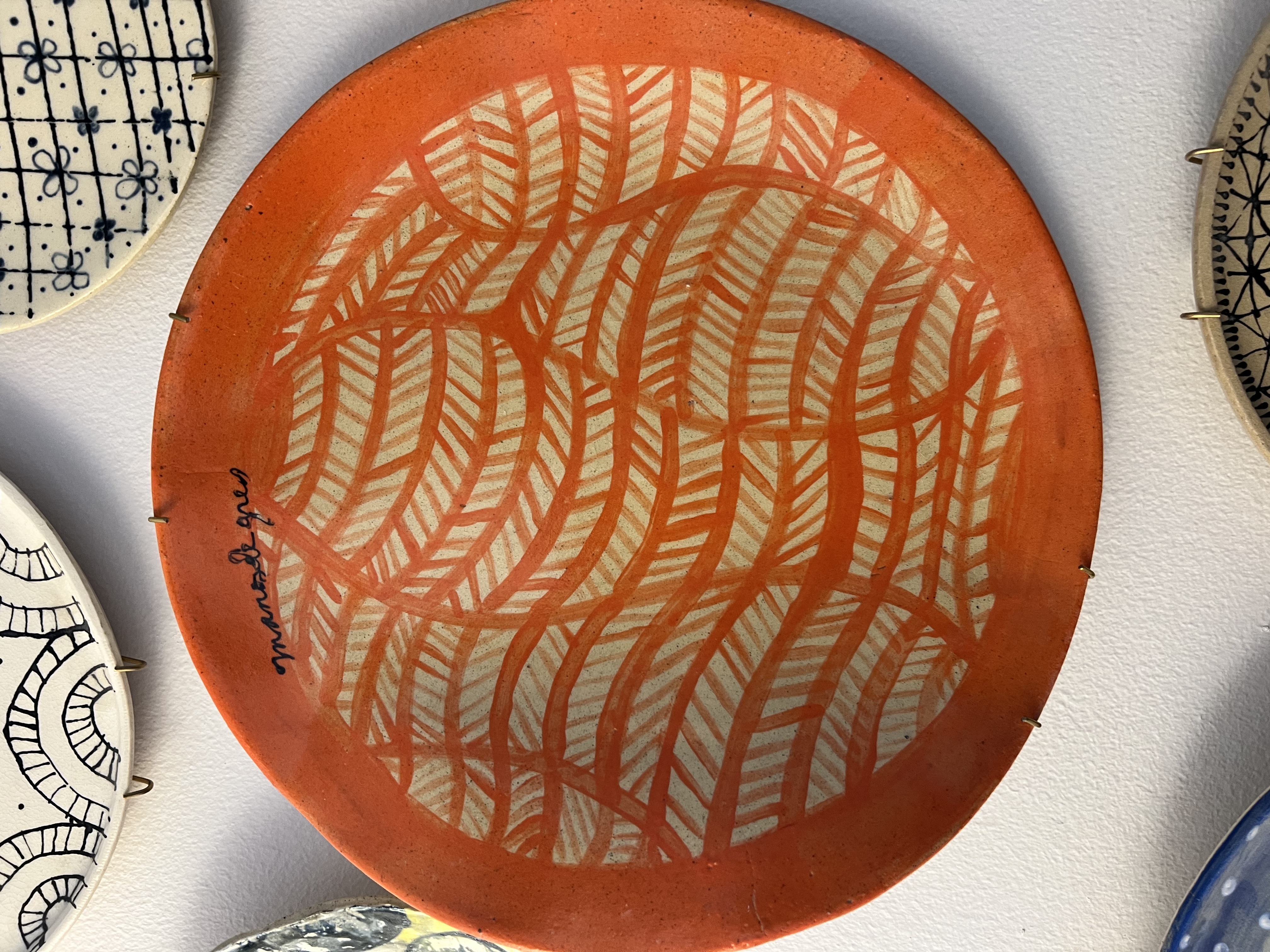 Plato Asimétrico Naranja 2