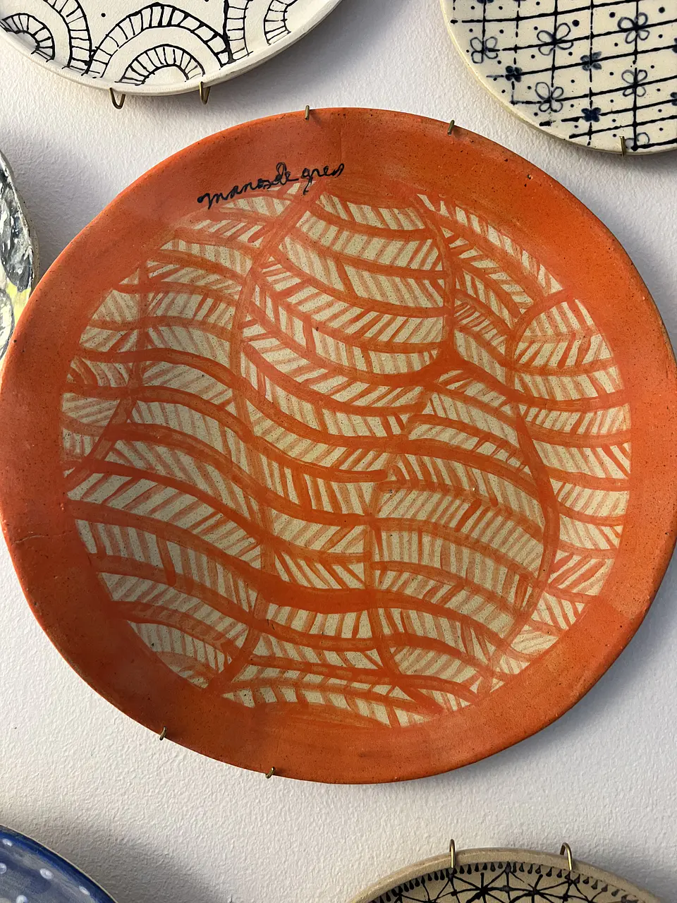 Plato Asimétrico Naranja 2