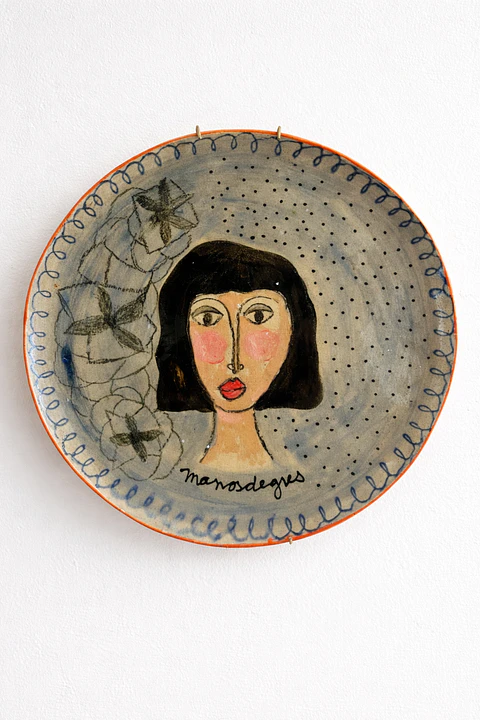 Platos Carita Cleopatra Azúl