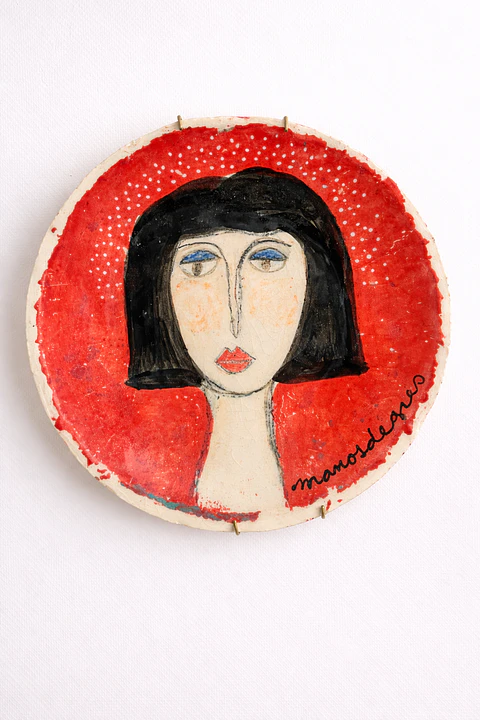 Platos Carita Cleopatra Rojo