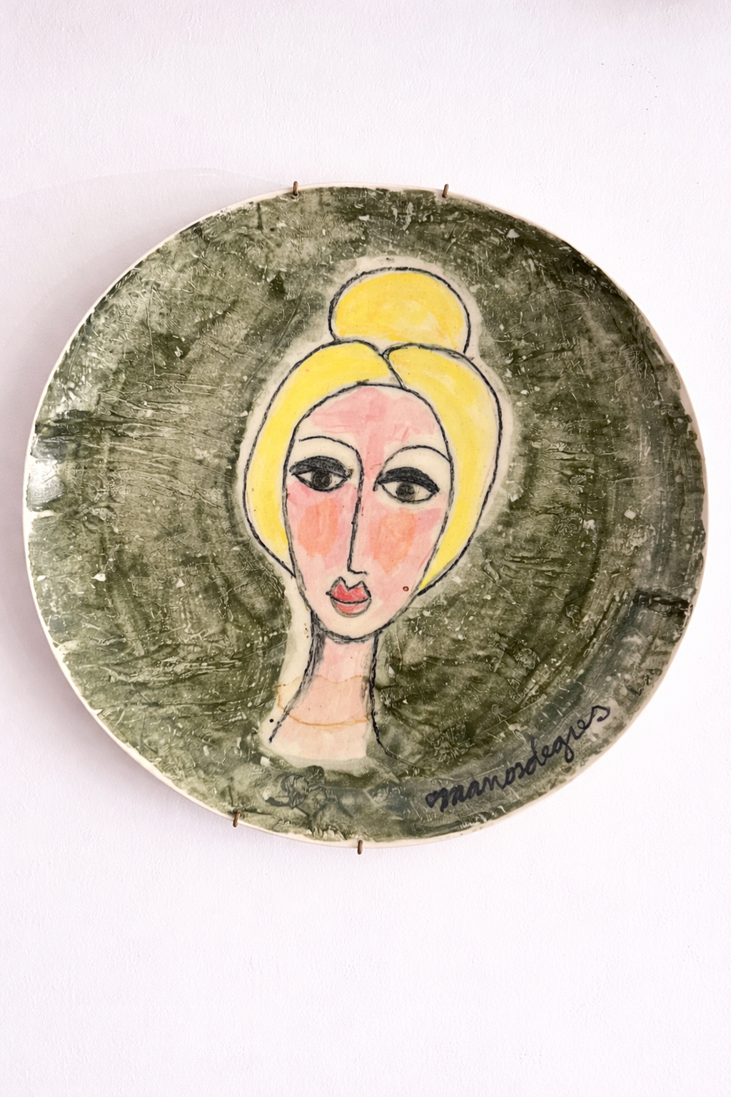 Platos Carita Diana Verde Musgo 1