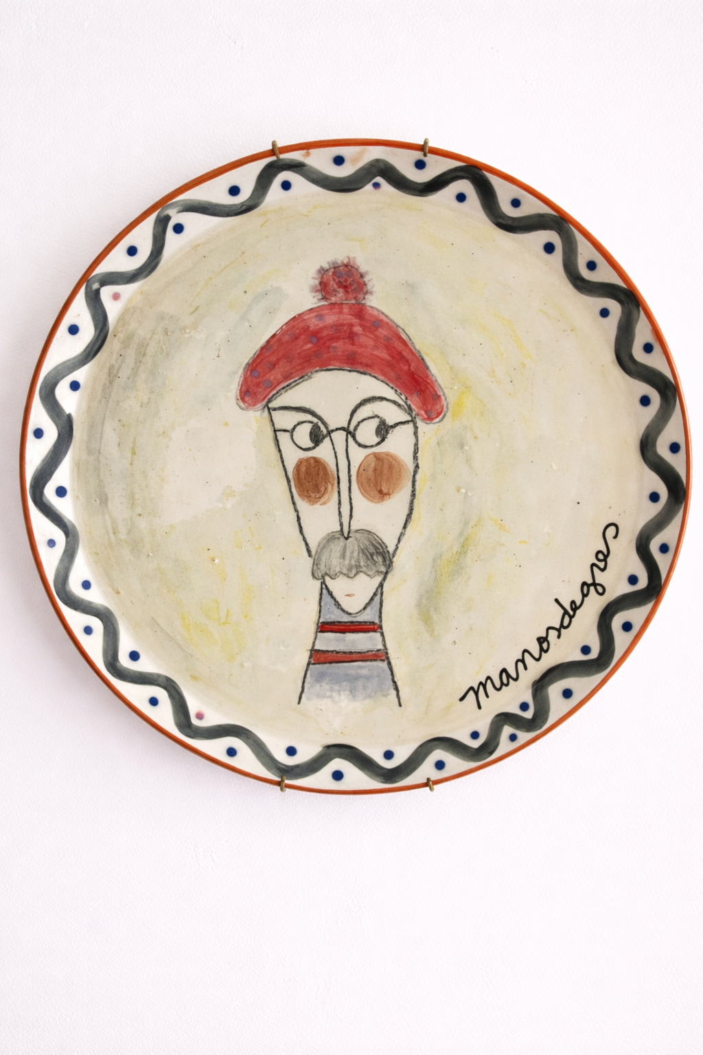 Platos Carita Franchute Rojo 1