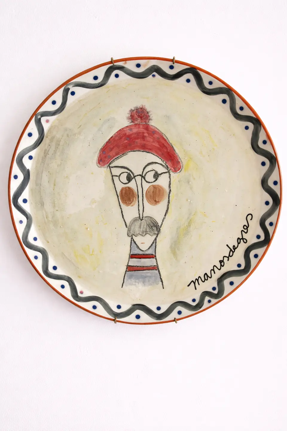 Platos Carita Franchute Rojo 1