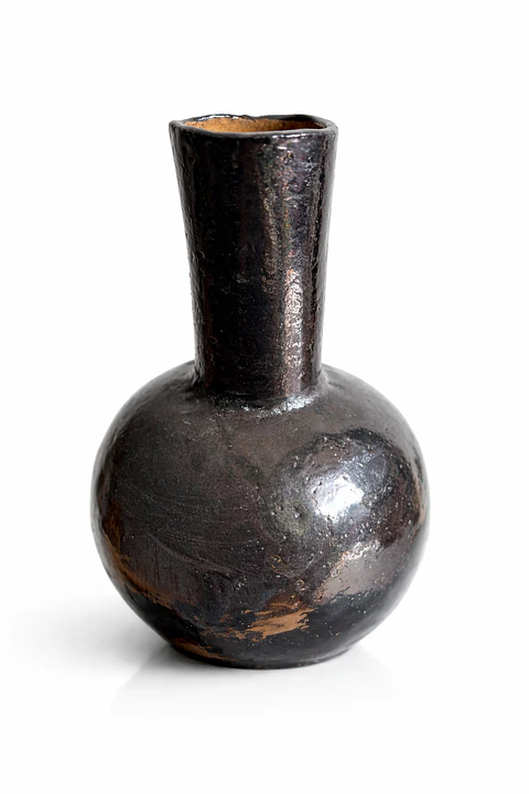 Florero Óxido Negro