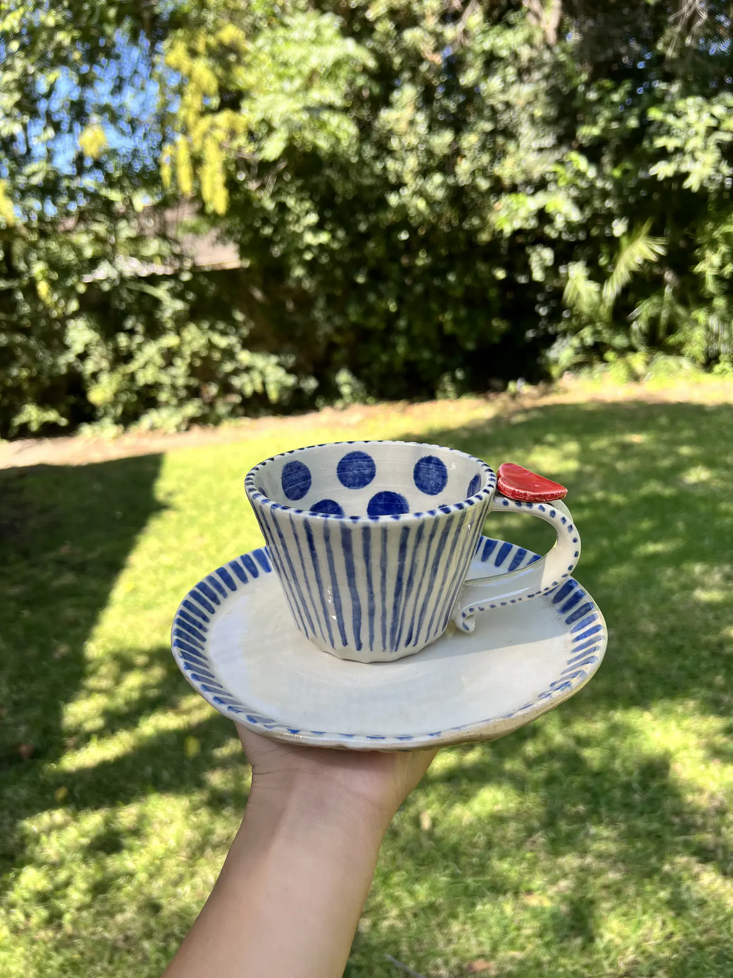 Plato Bordes Rayas 3