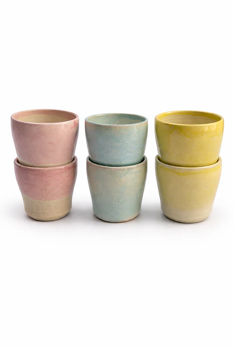 Set 6 Vasos Pisco Sour Multicolor