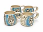 Set 4 Tazas Espresso Caritas Celeste - Miniatura 1