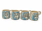 Set 4 Tazas Espresso Caritas Celeste - Miniatura 2