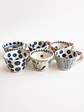 Set 6 Tazones Polka Dots Azul - Miniatura 1