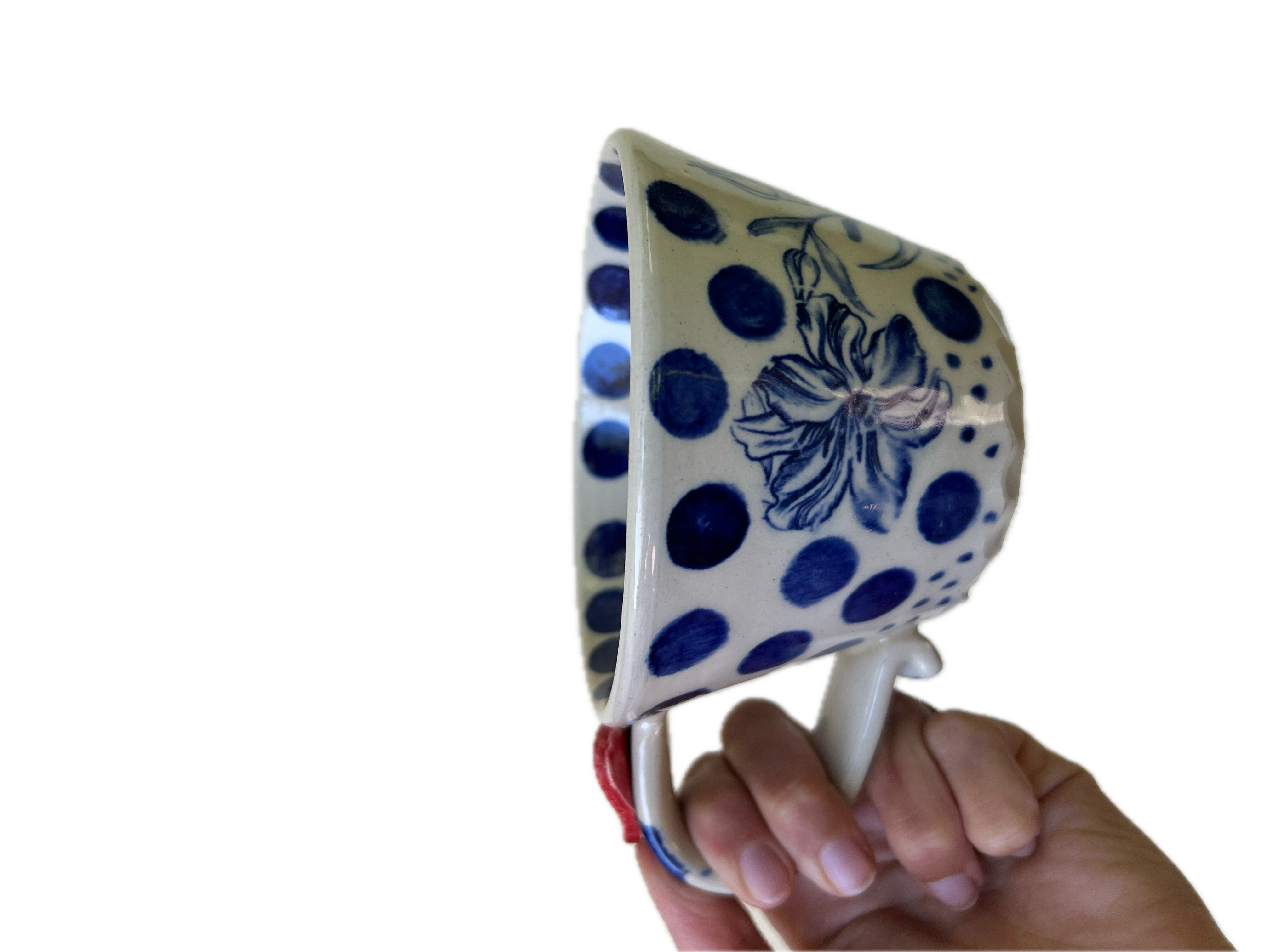 Set 6 Tazones Polka Dots Azul 6