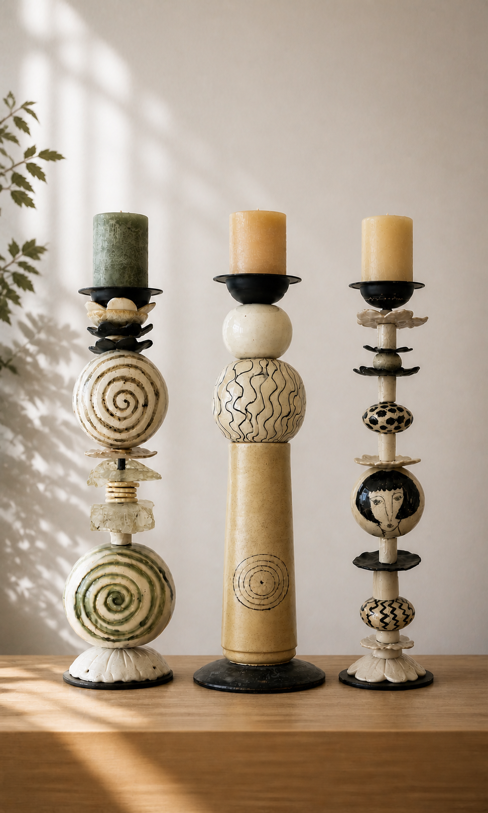 Candelabros Manos de Gres 2