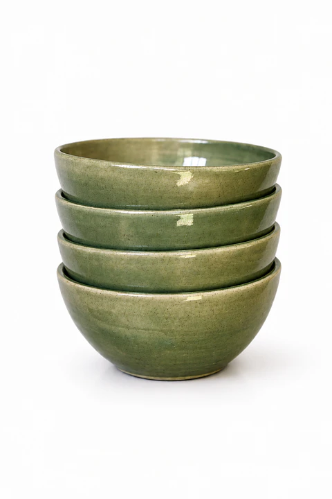 Juego de Bowls Verde Musgo