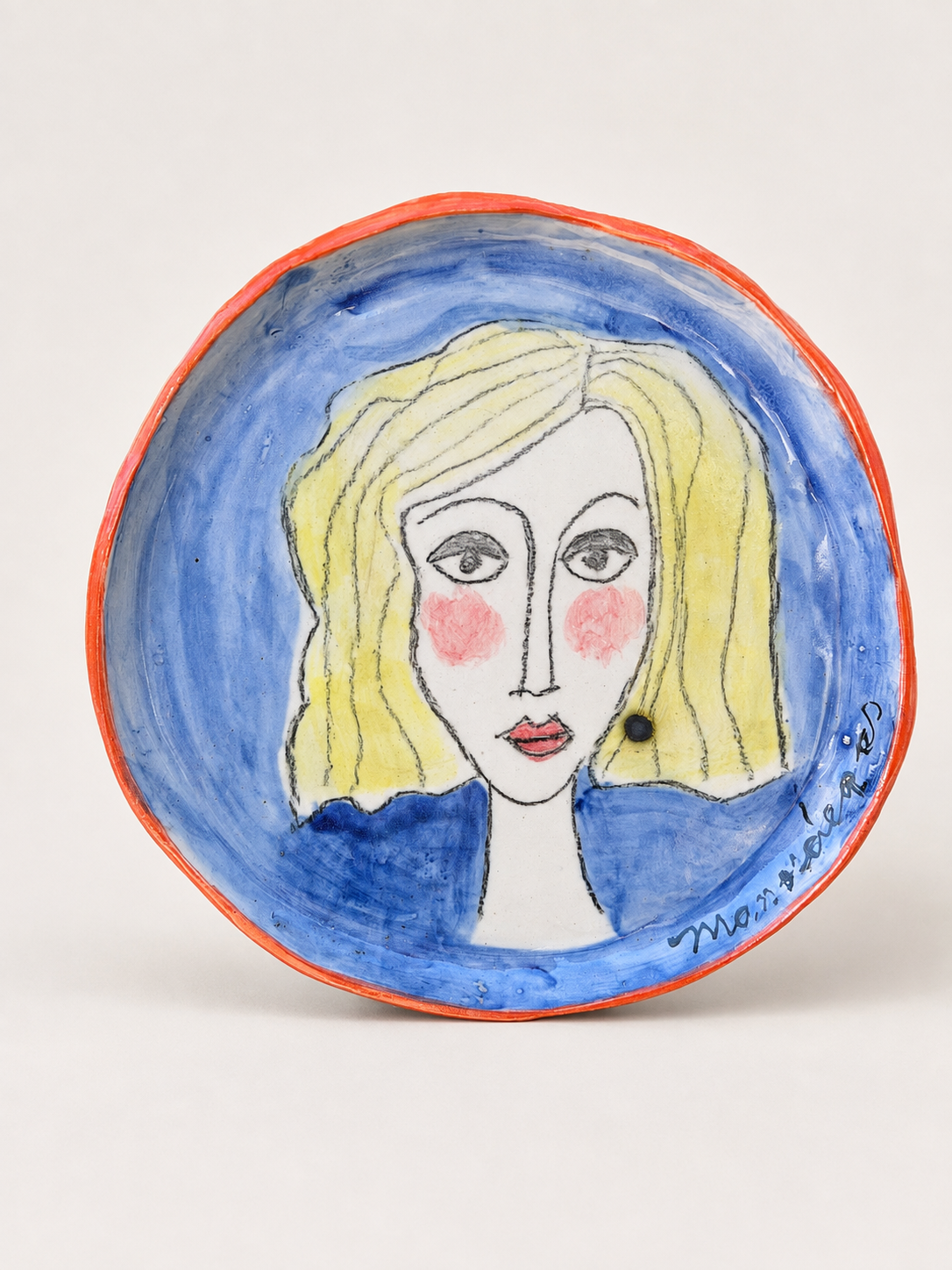 Platos Carita Eloísa Azul 1
