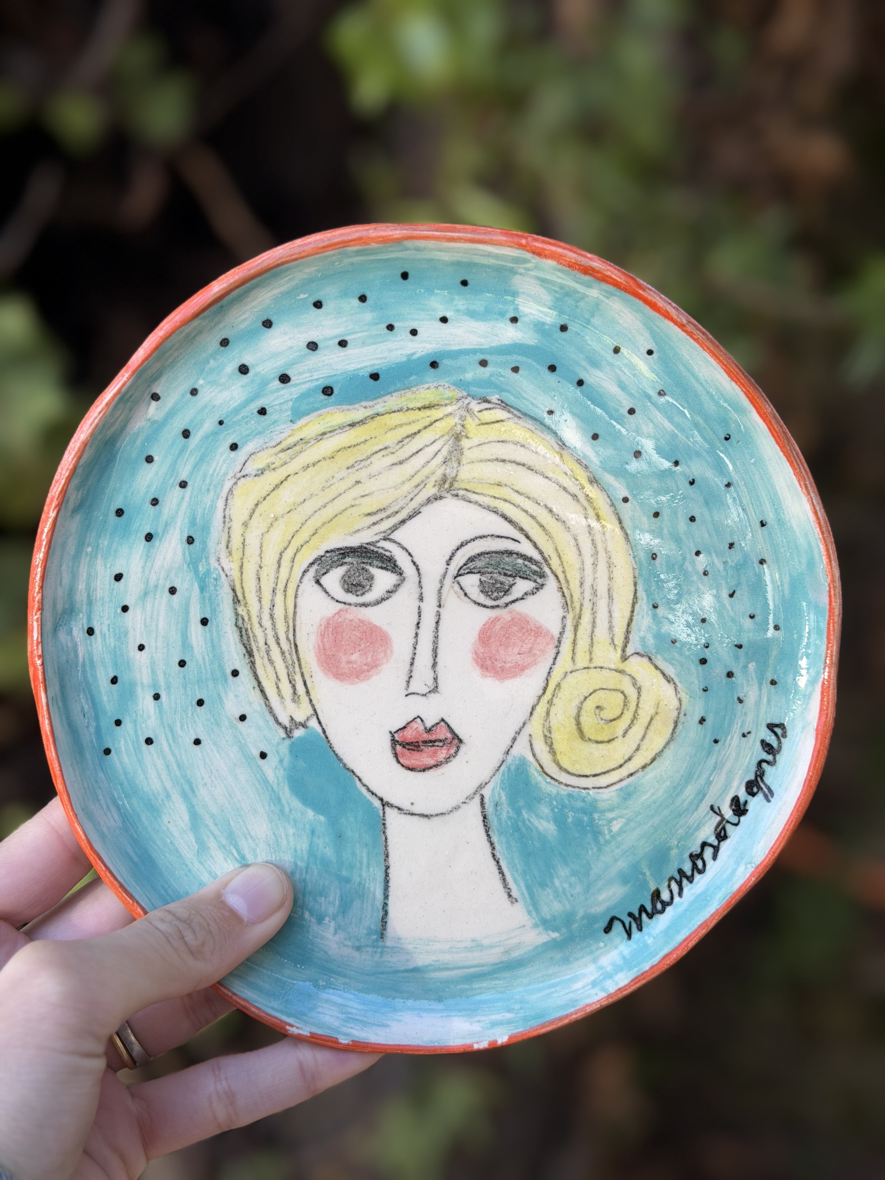 Platos Carita Bardot Celeste 2