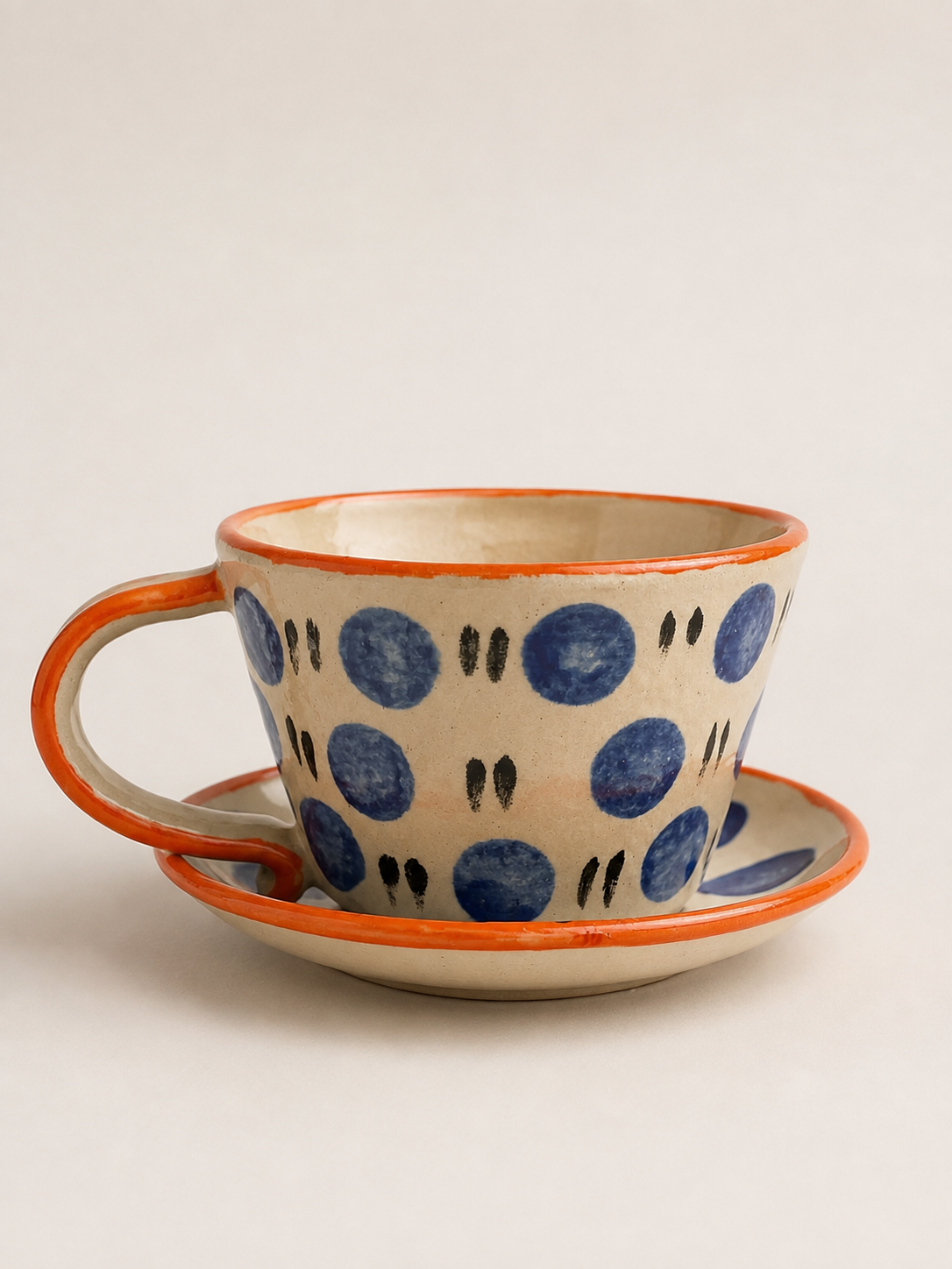 Juego de Tazas y Platos Polka Dots (a pedido) 5