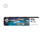 🖨️ Tinteiro HP 913A Ciano (F6T77AE) Original - Para PageWide 352, 377, Pro 377, 452, 477, 552 e 577 1