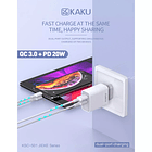 Fast charge charger KSC-501 JIEKE PD+QC3.0  2