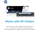 🖨️ Toner HP 131A Ciano (CF211A) Original - Para Impressoras HP LaserJet Pro 200 M276nw, 200 M225nw 3