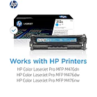 🖨️ Toner HP 312A Ciano (CF381A) Original - Para Impressoras HP LaserJet Pro M476dn / M476dw / M476nw 3