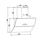 🌀 Exaustor de Cozinha Newmatic H66.9 - 60cm, 3 Velocidades, LED, Preto/Inox 2