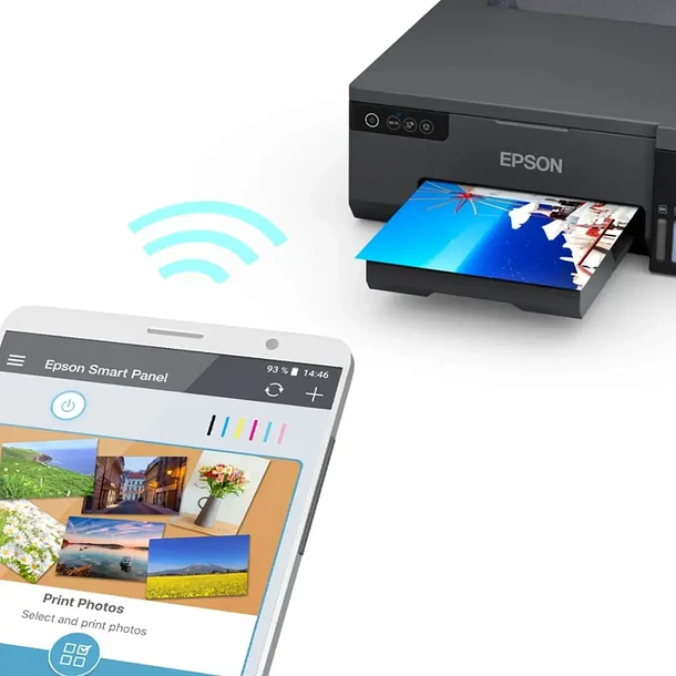 Impressora Fotográfica Epson EcoTank L8050 Wi-Fi A4 6 Cores com Sistema de Tanque de Tinta 3