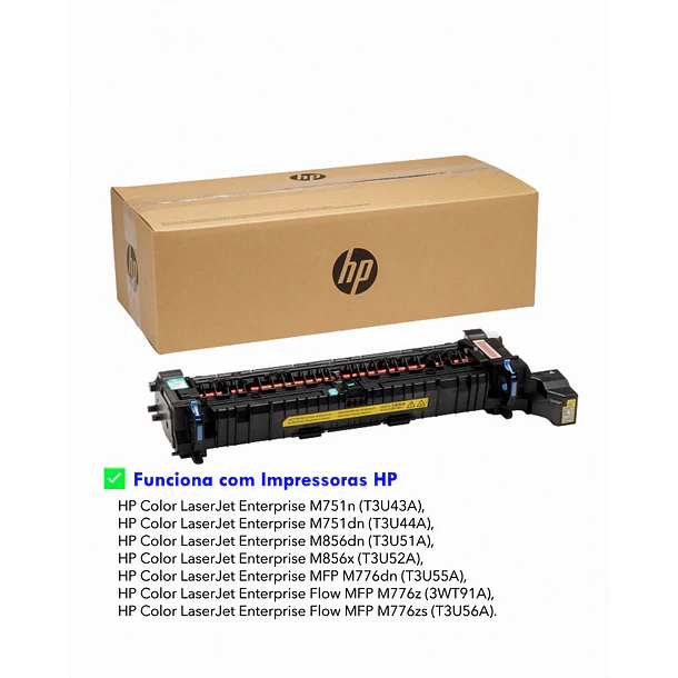 Kit de Fusor HP 4YL17A Original 220V – Manutenção de Imagem LaserJet M751 / M856 / M776 3