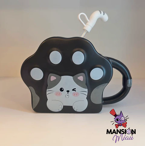 TAZA PATITA CON BOMBILLA