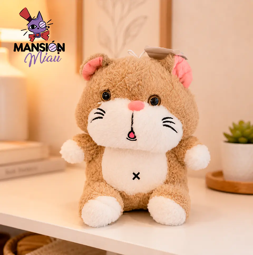 PELUCHE DE GATO SORPRENDIDO 3