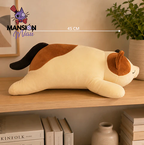 PELUCHE GATO CALICO ALARGADO