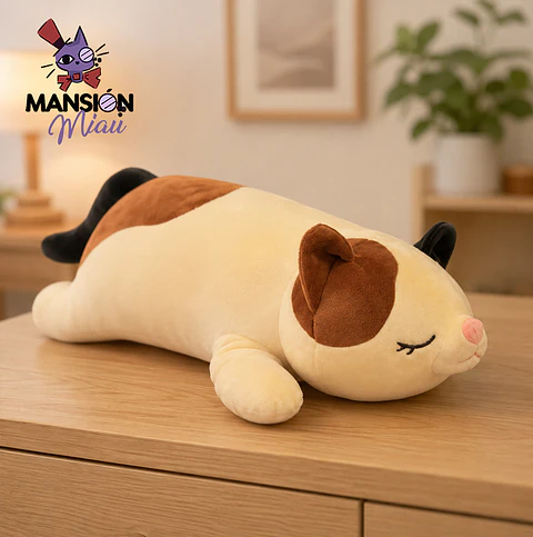 PELUCHE GATO CALICO ALARGADO