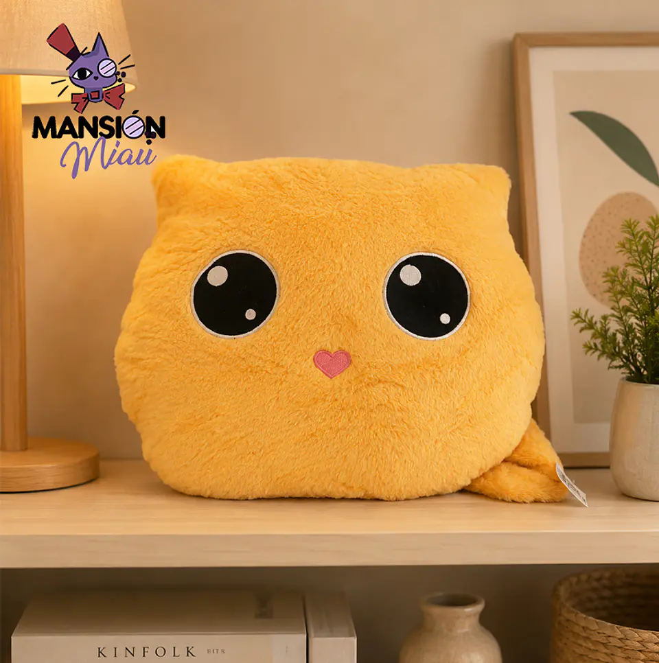 PELUCHE COJIN CABEZA DE GATO 3