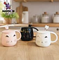 TAZA GATO  MINIMALISTA CON TAPA - Miniatura 1