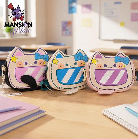 CARTERA PEQUEÑA CON MOÑO