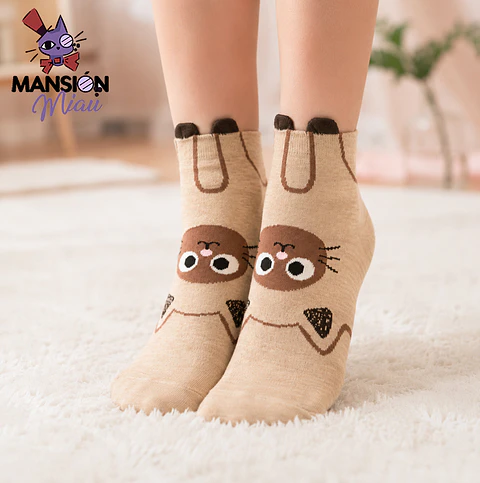 CALCETINES TOBILLEROS CON PATITAS SOBRESALIENTES