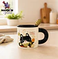 TAZÓN DE GATO TUXEDO CON TAPA Y CUCHARA  - Miniatura 4