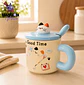 TAZA TAPA 3D GATO CALICO - Miniatura 3