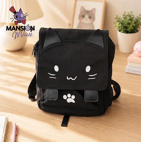 MOCHILA GATO NEGRO