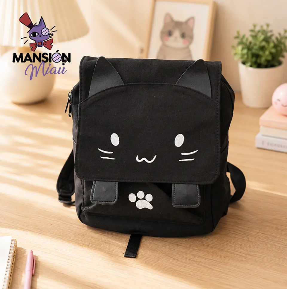 MOCHILA GATO NEGRO 1