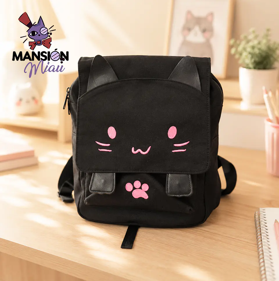 MOCHILA GATO NEGRO 3