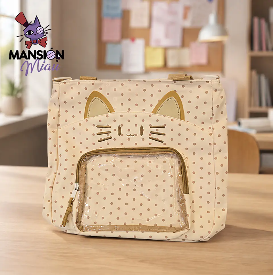 CARTERA CARA DE GATO CON TEXTURA 4