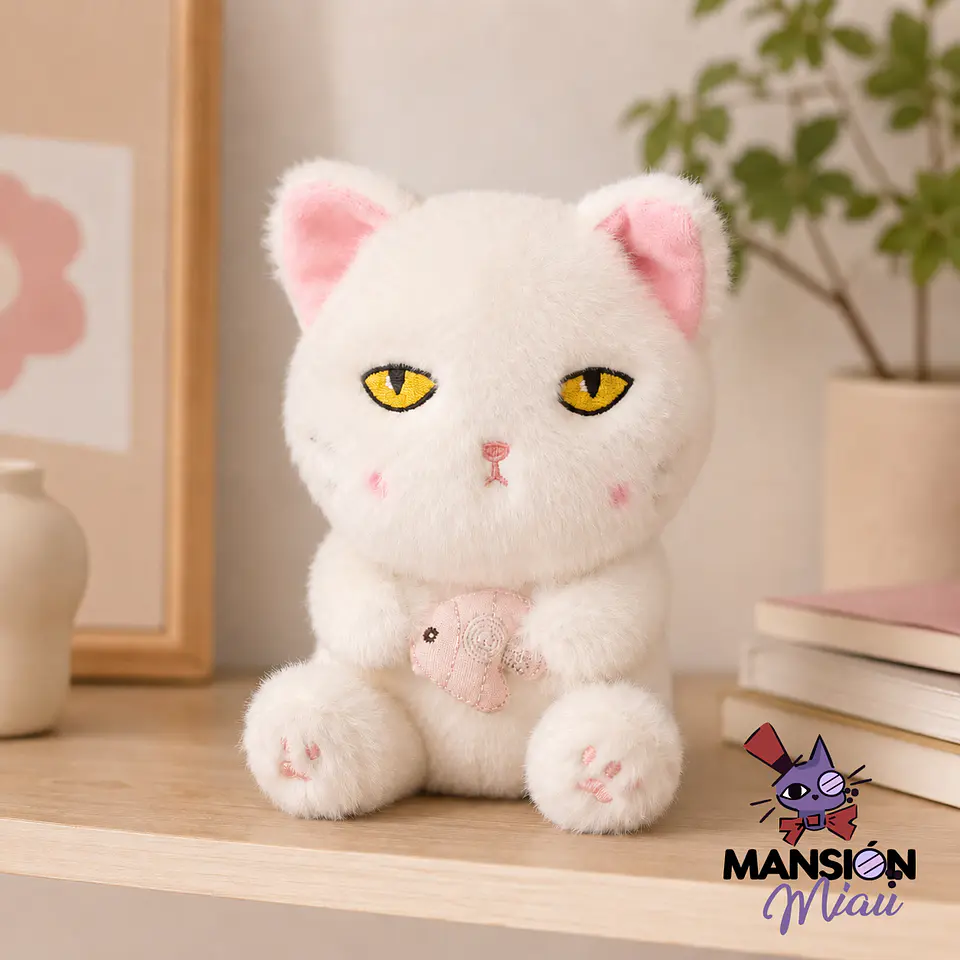 GATITO SERIO BLANCO 1