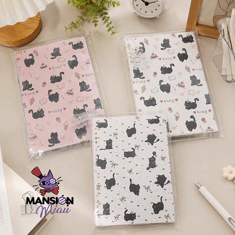 LIBRETA GATITOS ARMABLE A5 