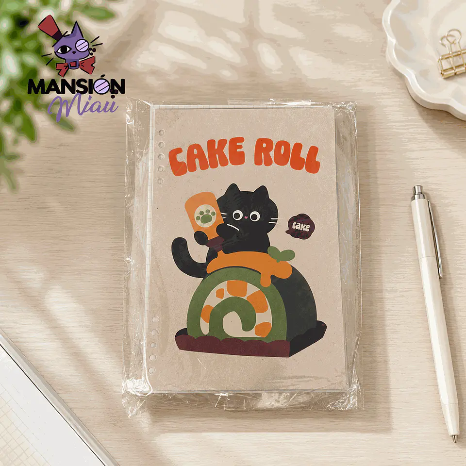 LIBRETA ESPIRAL ARMABLE A5 GATITOS Y POSTRES  2