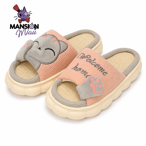 PANTUFLAS ABIERTAS WELCOME HOME