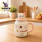 TAZÓN CON TAPA Y CUCHARA GATO CALICÓ - Miniatura 4